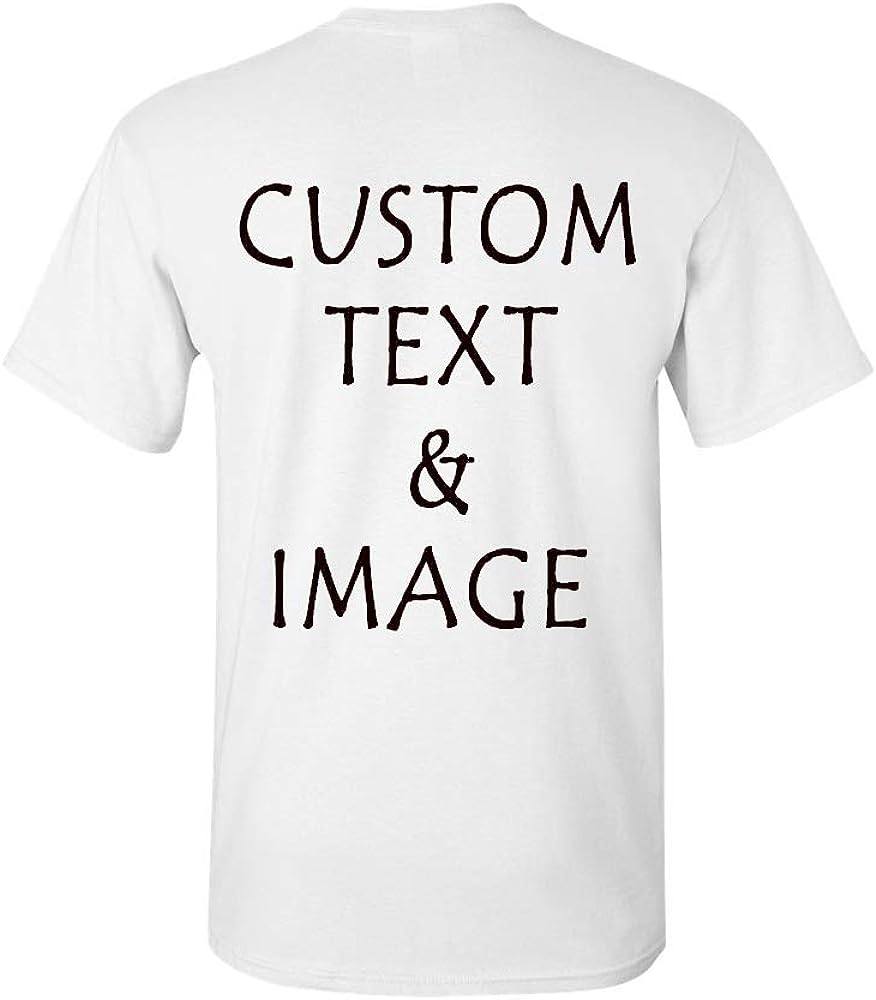 Just Customized Unisex T Shirt Personalize with Your Own Images and Text Many Sizes and Colors Available