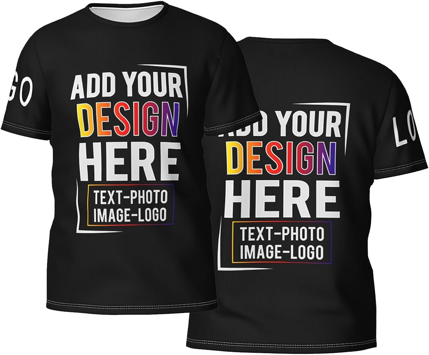 Custom T Shirts Add Your Text Photo Custom Shirt Personalized Custom t Shirts Design Your Own Front/Back Print