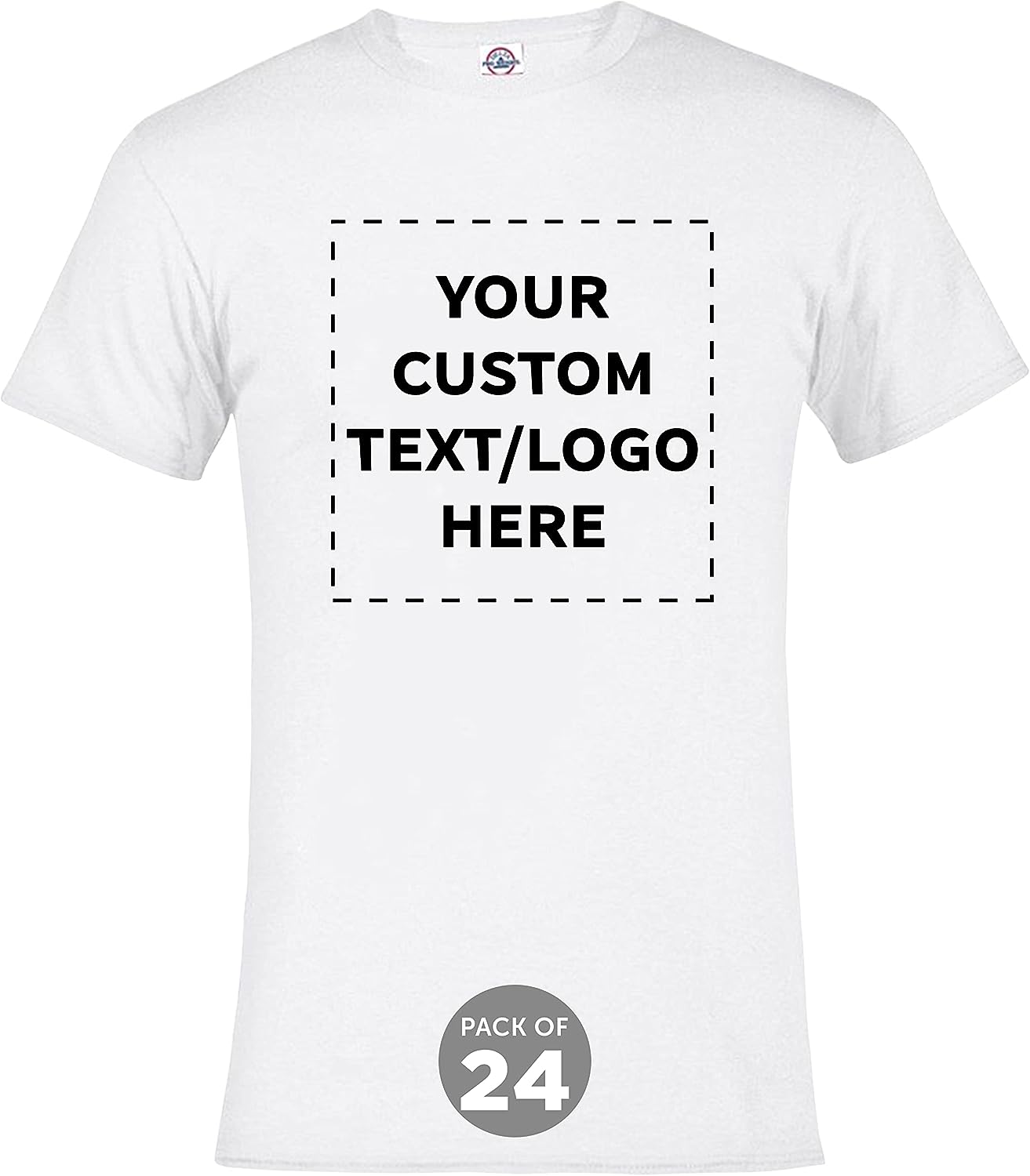 Unisex Short Sleeve T-Shirts, Personalized Bulk Pack