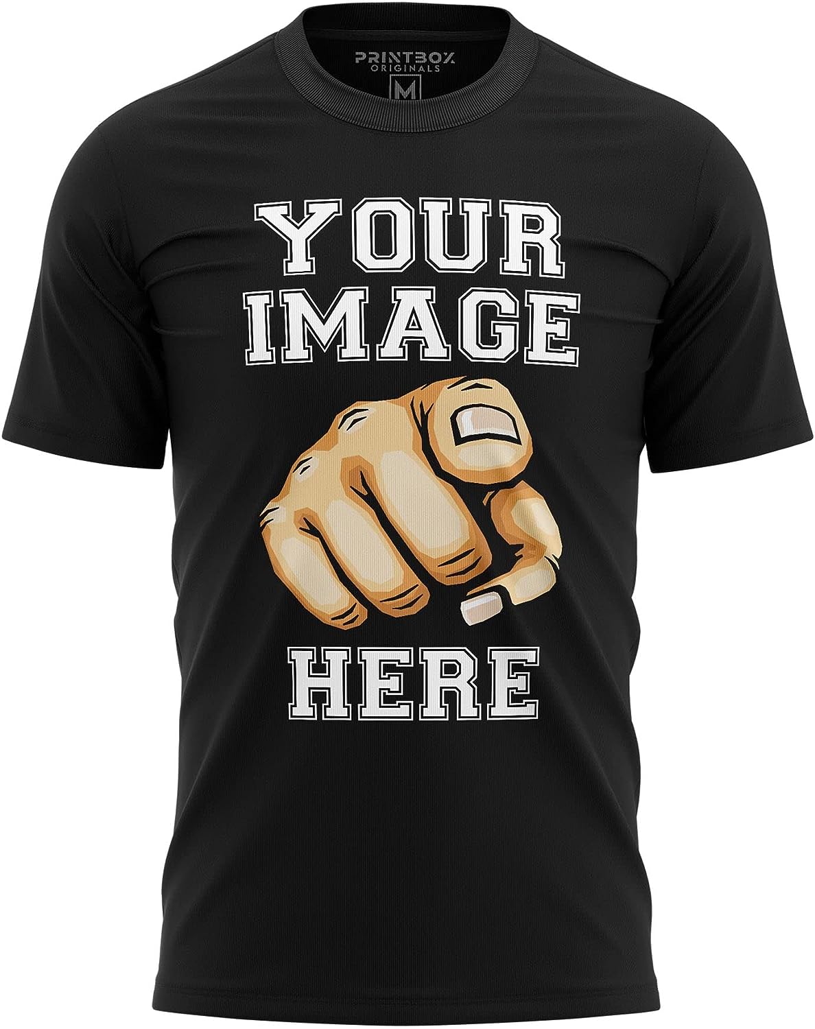 Custom Shirt for Men, ADD Your Image to Front and Back Printing, Customized Tshirts Design Your Own