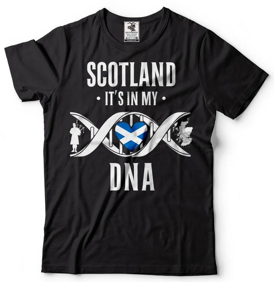 Scotland T-shirt Scottish heritage Tee Shirt Scotland Tee Shirt Birthday Gift Black T-shirt Unisex Full Size S-5XL