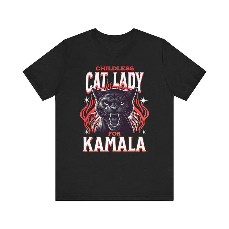 Childless Cat Lady Shirt Kamala Harris Shirt Kamala Harris 2024 Vote Democrat Kamala 2024 Shirt Madame President Election Tee Vote Blue Tee