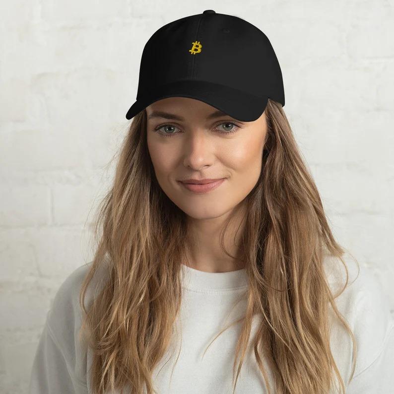 Bitcoin Dad Hat – Minimalist Design, Crypto Cap