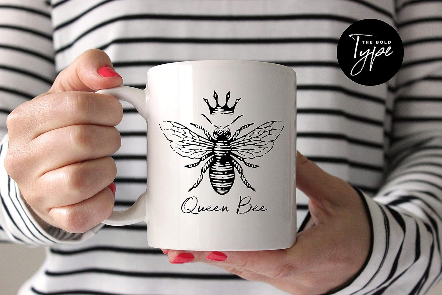 Queen Bee Mug Queen Bee Coffee Mug Sassy Coffee Mug Girl Power Mug Entrepreneur Mug Gift For Her Gift For Mom Lgbtq Mug Female Boss